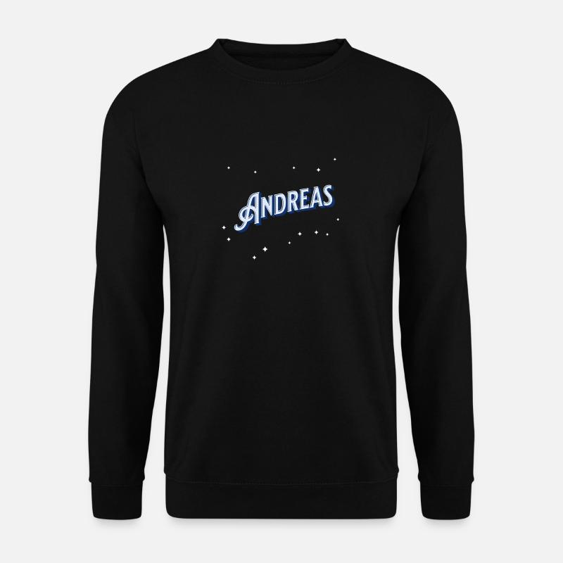 Andrea's name personalized - Unisex Sweatshirt - black