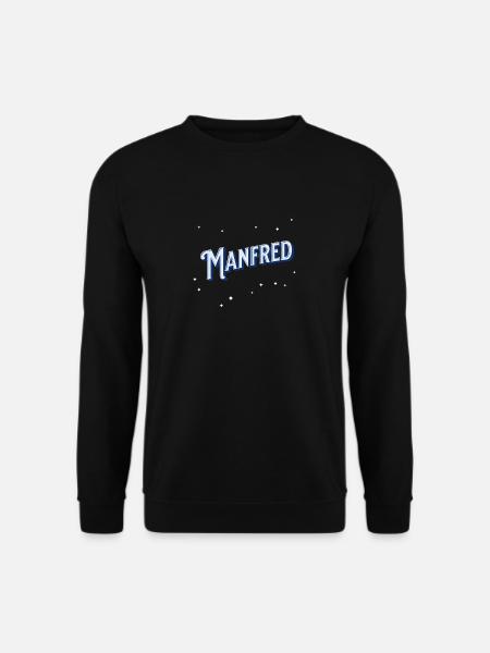 Manfred Namen personalized - Unisex Sweatshirt - black