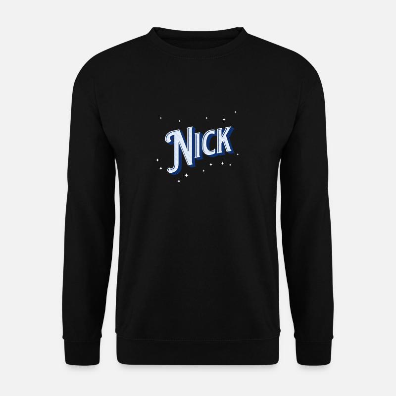 Nick name personalized - Unisex Sweatshirt - black