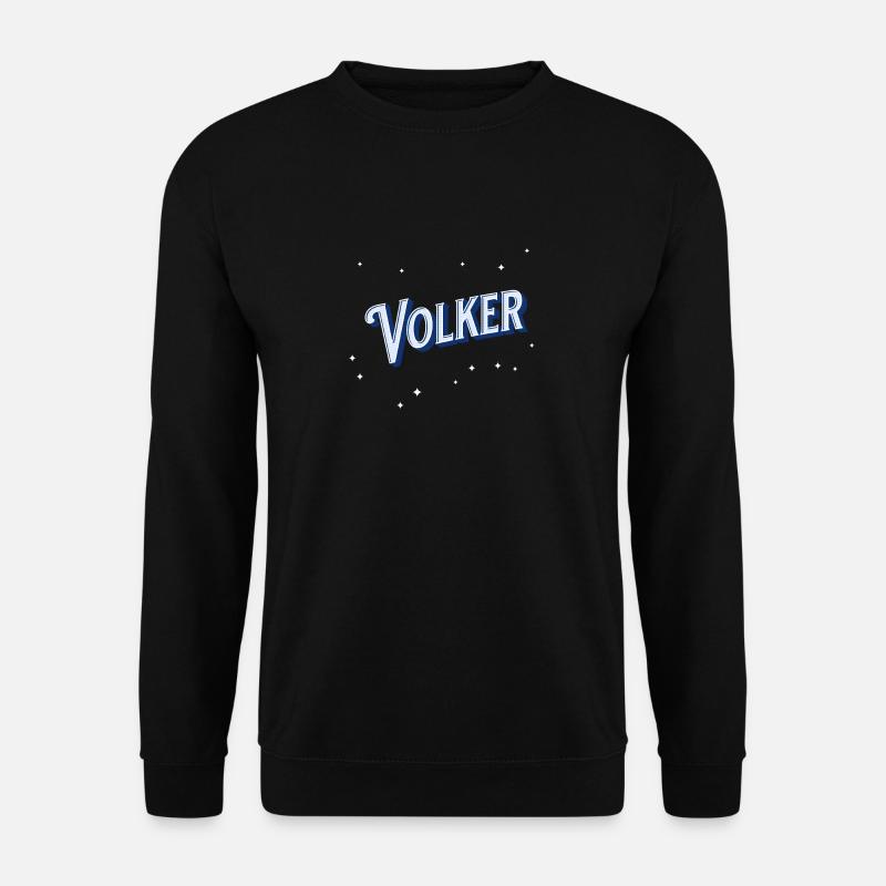 Volker Namen personalized - Unisex Sweatshirt - black