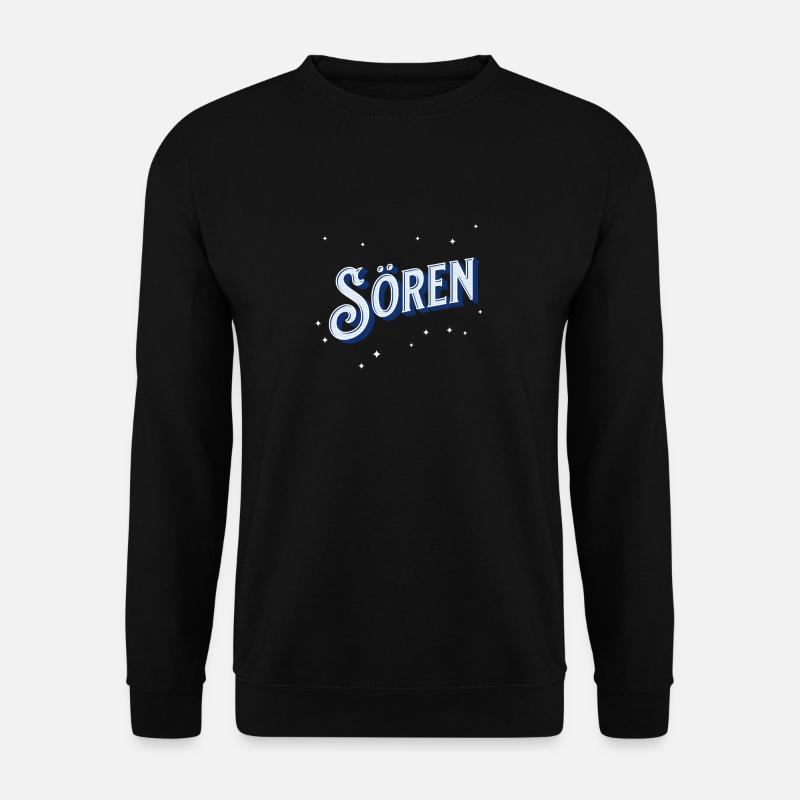 Sören name personalized - Unisex Sweatshirt - black