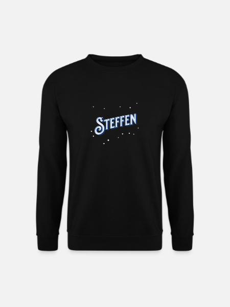 Steffen name personalized - Unisex Sweatshirt - black