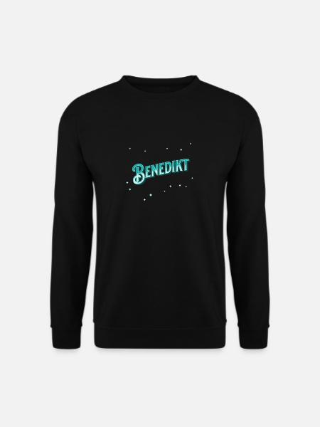 Benedict's name personalized - Unisex Sweatshirt - black