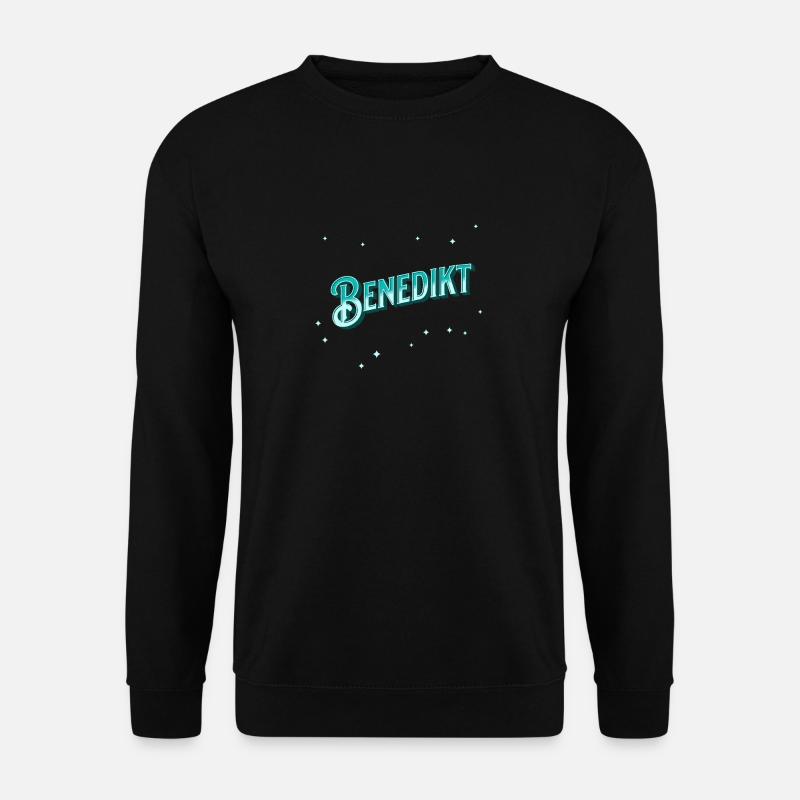 Benedict's name personalized - Unisex Sweatshirt - black