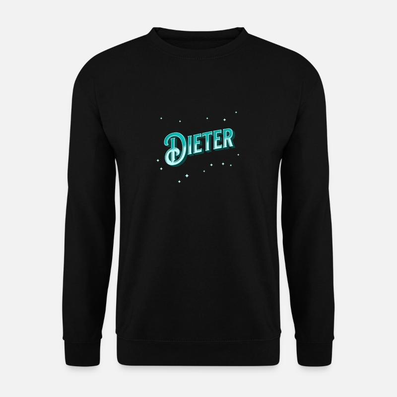 Dieter Name personalized - Unisex Sweatshirt - black
