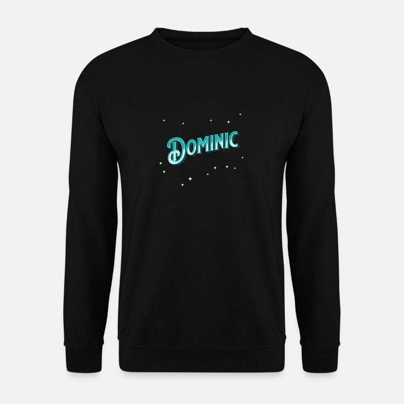 Dominic's name personalized - Unisex Sweatshirt - black
