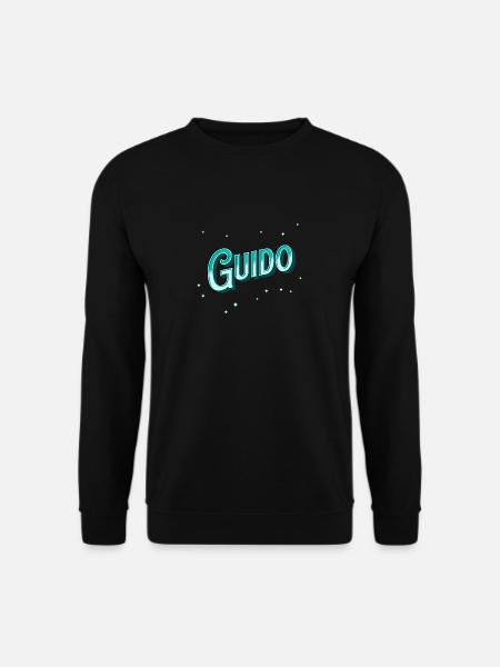 Guido name personalized - Unisex Sweatshirt - black