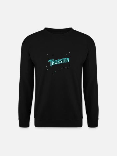 Thorsten's name personalized - Unisex Sweatshirt - black