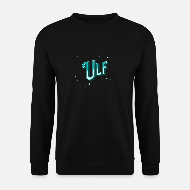 Ulf name personalized - Unisex Sweatshirt - black