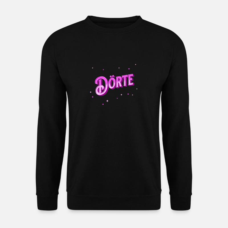 Dörte names personalized - Unisex Sweatshirt - black