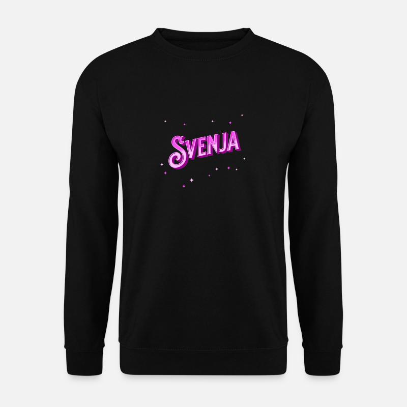 Svenja name personalized - Unisex Sweatshirt - black
