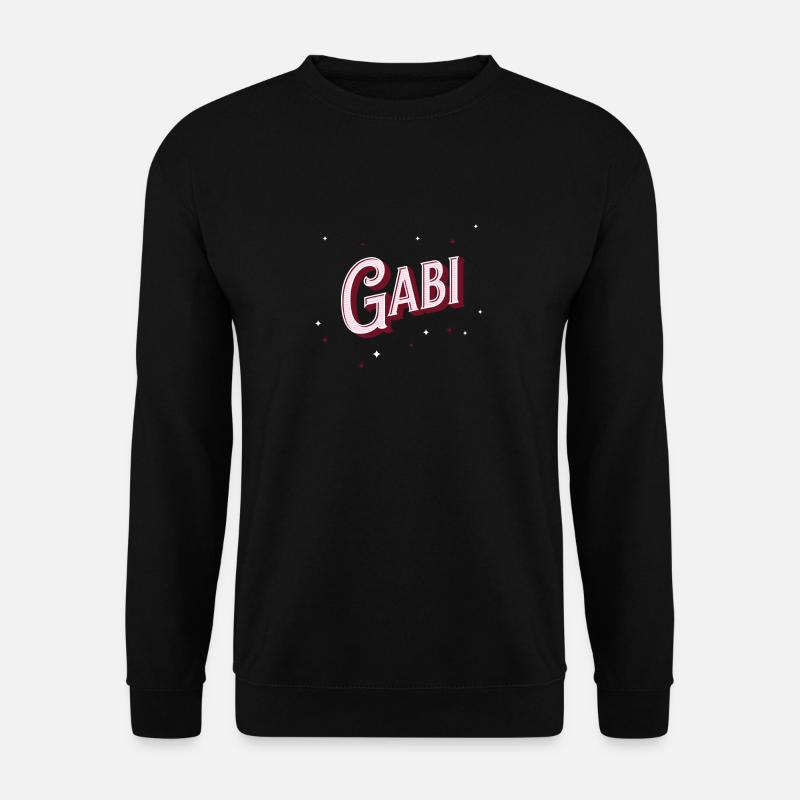 Gabi name personalized - Unisex Sweatshirt - black