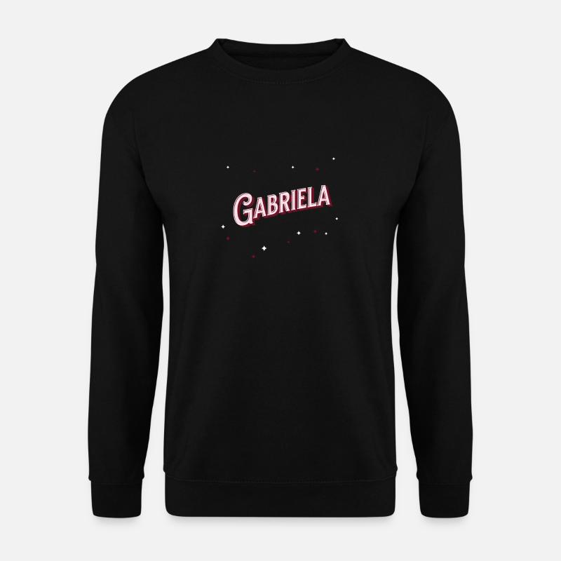 Gabriela's name personalized - Unisex Sweatshirt - black