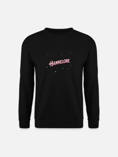 Hannelore name personalized - Unisex Sweatshirt - black