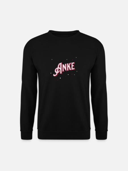Anke name personalized - Unisex Sweatshirt - black