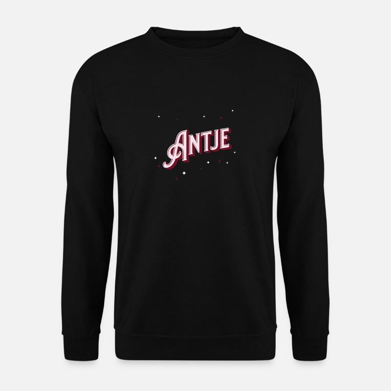 Antje Namen personalisiert - Unisex Pullover - Schwarz