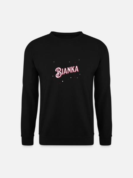 Bianka name personalized - Unisex Sweatshirt - black