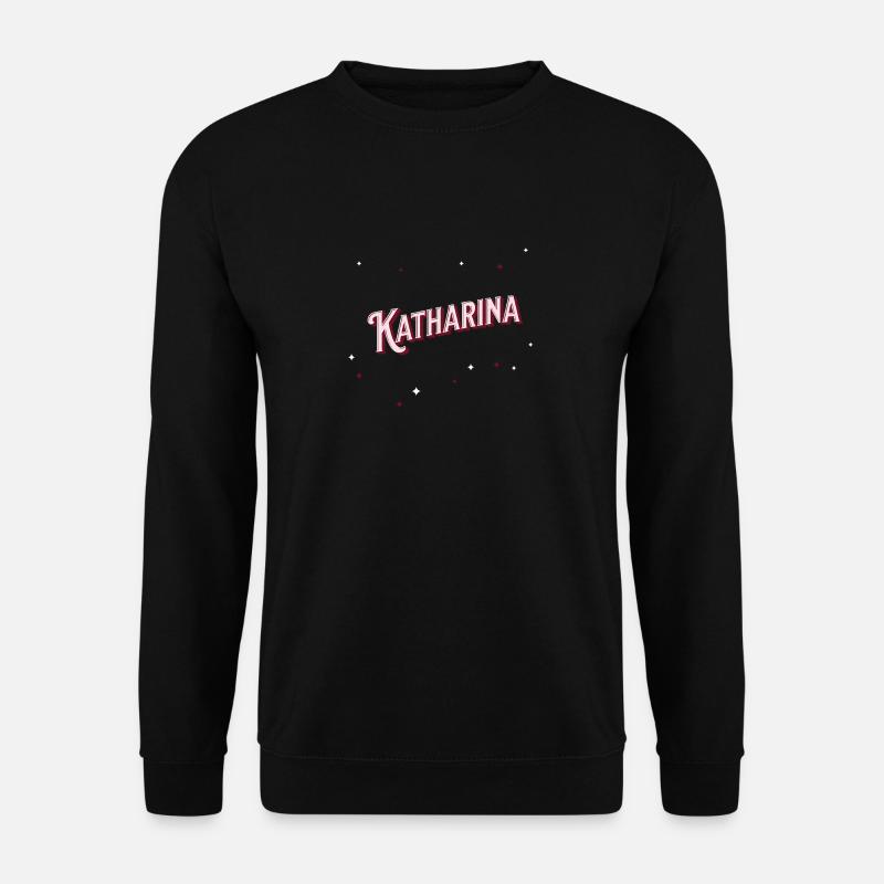 Katharina name personalized - Unisex Sweatshirt - black