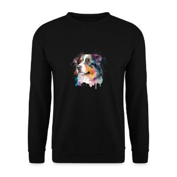 Maître maîtresse des chiens de berger australiens - Sweat-shirt Unisexe - noir - Devant - Alina (178cm) & Michal (187cm)
