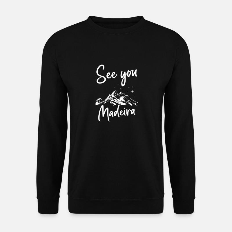 Madeira Berg Wandern im Madeira - Unisex Pullover - Schwarz