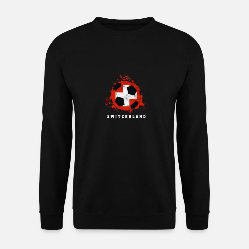 Suisse -  - Sweat-shirt Unisexe - noir