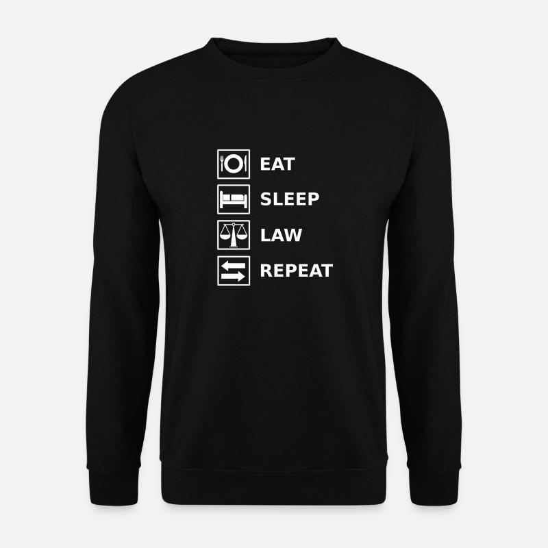 Avocat de répétition de loi sur le sommeil - Sweat-shirt Unisexe - noir