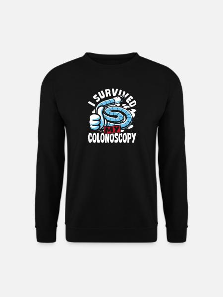 Endoscopy diagnosis, colonoscopy - Unisex Sweatshirt - black
