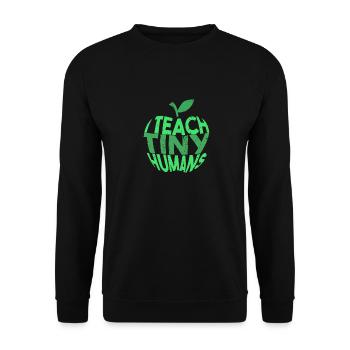 Enseignant - J'enseigne des petites personnes mignonnes - Sweat-shirt Unisexe - noir - Devant - Alina (178cm) & Michal (187cm)