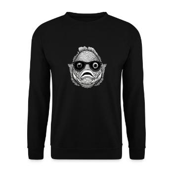 Funny Quote Humor Animation Adventure Statement - Unisex Sweatshirt - black - Front - Alina (178cm) & Michal (187cm)