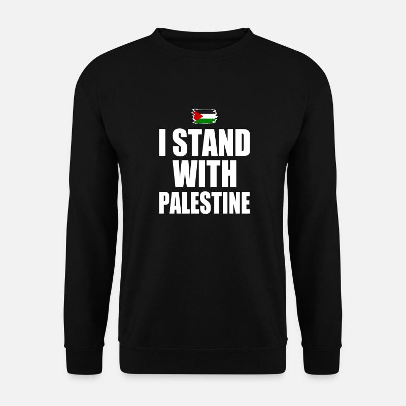 I Stand with palestine - Unisex Sweatshirt - black