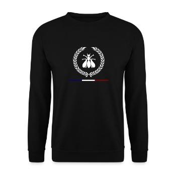 abeille Napoléon - Sweat-shirt Unisexe - noir - Devant - Alina (178cm) & Michal (187cm)