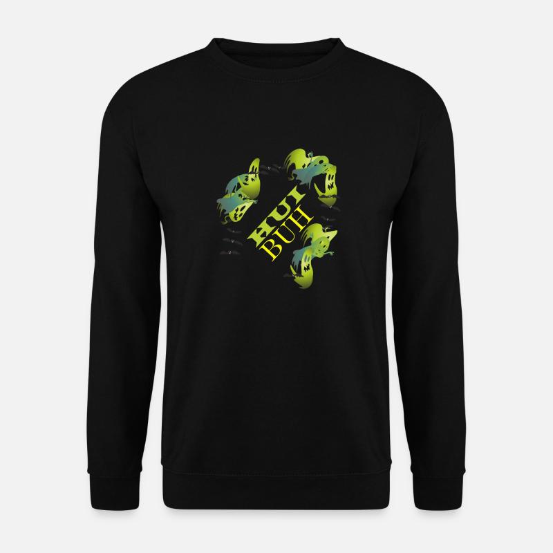 HUI BUH/Geisteralarm - Unisex Pullover - Schwarz