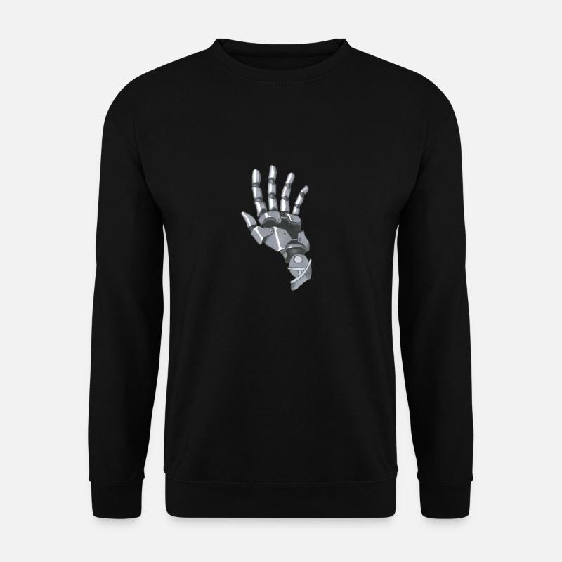 Robotic hand - Unisex Sweatshirt - black