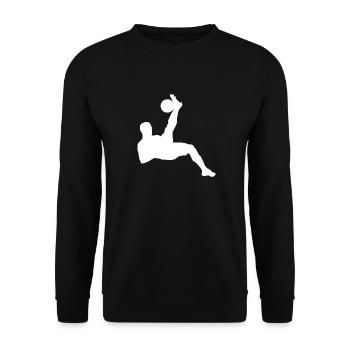 Soccer Player Soccer Soccer Player Soccer Player - Unisex Sweatshirt - black - Front - Alina (178cm) & Michal (187cm)