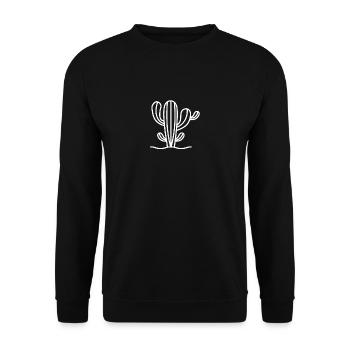 Cactus sûr - Sweat-shirt Unisexe - noir - Devant - Alina (178cm) & Michal (187cm)