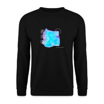 No Sleep Club. - Unisex Pullover - Schwarz - Vorne - Alina (178cm) & Michal (187cm)