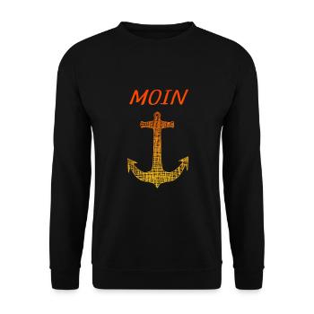 Moin - Unisex Pullover - Schwarz - Vorne - Alina (178cm) & Michal (187cm)