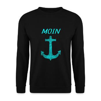 Moin - Unisex Pullover - Schwarz - Vorne - Alina (178cm) & Michal (187cm)