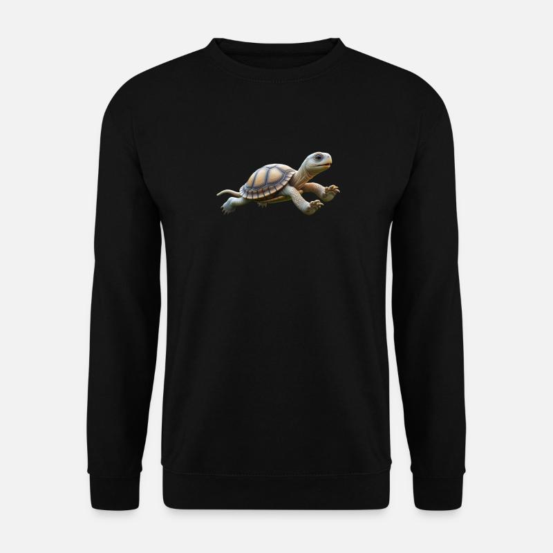 Jumping Turtle 3 - Unisex Pullover - Schwarz