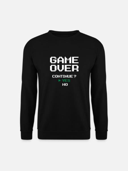 Game Over - Unisex Sweatshirt - black