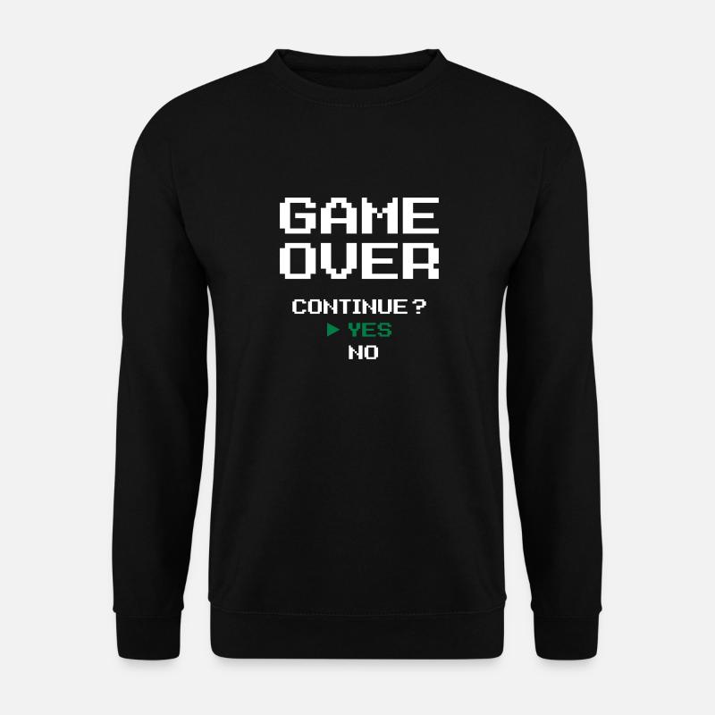 Game Over - Unisex Pullover - Schwarz
