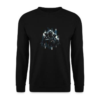 Stealth Squad Ambush - Unisex Sweatshirt - black - Front - Alina (178cm) & Michal (187cm)