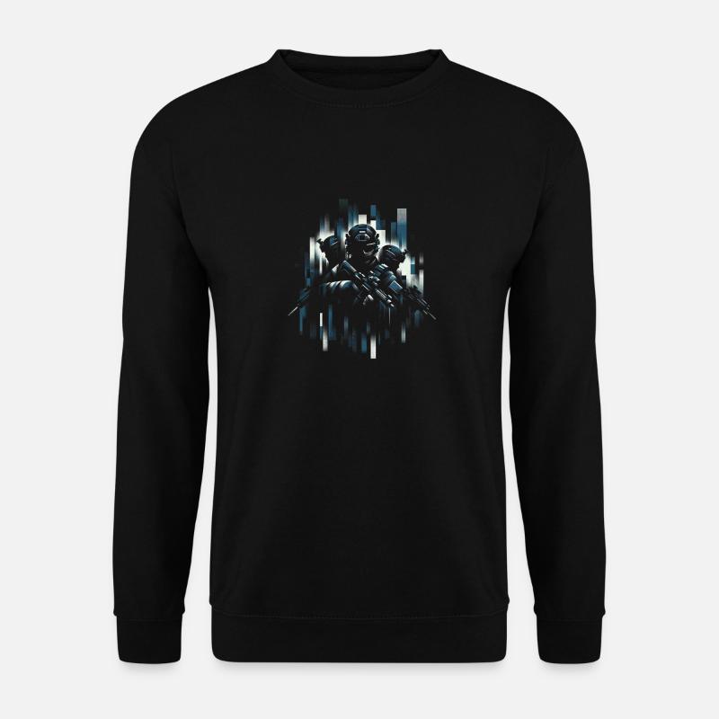 Stealth-Squad-Hinterhalt - Unisex Pullover - Schwarz