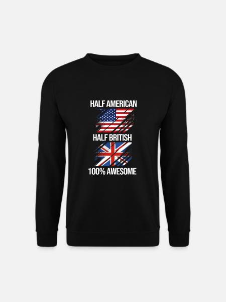 Angleterre Anglais - Sweat-shirt Unisexe - noir