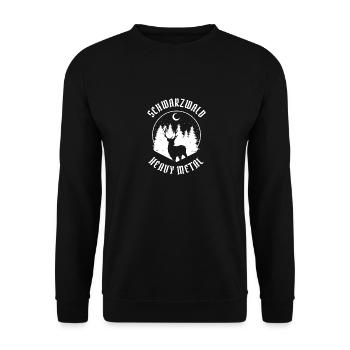 Schwarzwald Heavy Metal - Unisex Pullover - Schwarz - Vorne - Alina (178cm) & Michal (187cm)