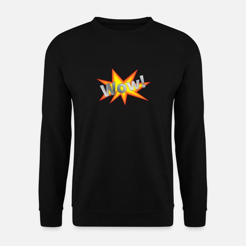 WOW FX effect - gift idea - Unisex Sweatshirt - black