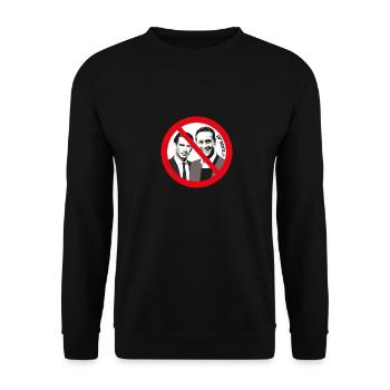 antistrachekurz - Unisex Pullover - Schwarz - Vorne - Alina (178cm) & Michal (187cm)