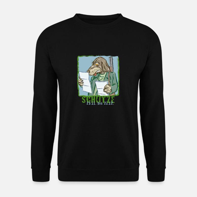 Sternzeichen - Schütze - Unisex Pullover - Schwarz