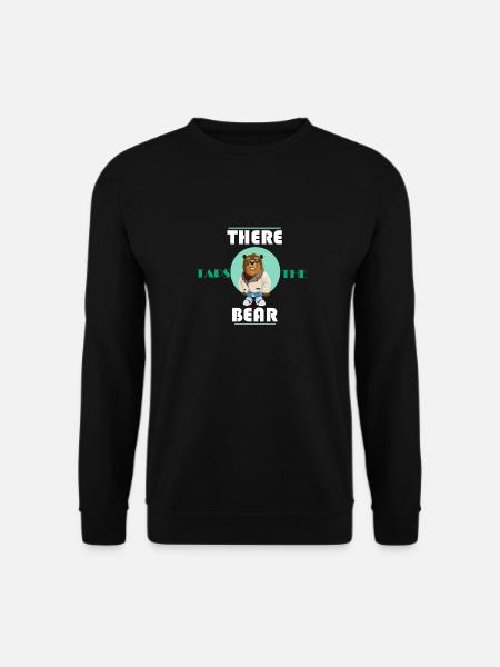 Da steppt der Bär Denglisch Witzig Lustig - Unisex Pullover - Schwarz