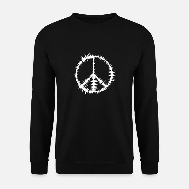 Peacezeichen - Unisex Pullover - Schwarz